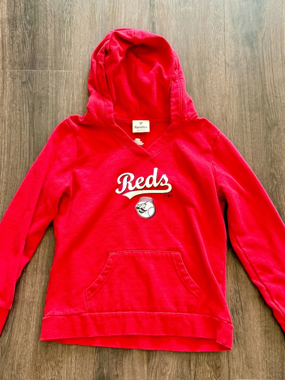 Fanatics Women's Cincinnati Reds MLB hooded sweatshirt - Red - Size Large